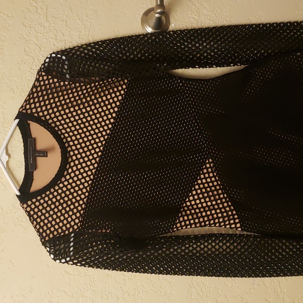 Cocktail Dress Black and Nude